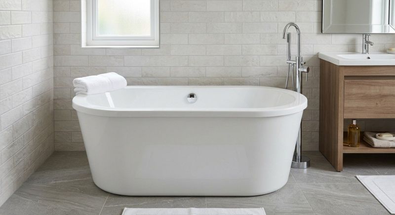 Freestanding Tub Installation in Framingham, MA
